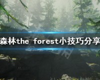 森林单机游戏新手攻略（TheForest游戏小技巧分享）