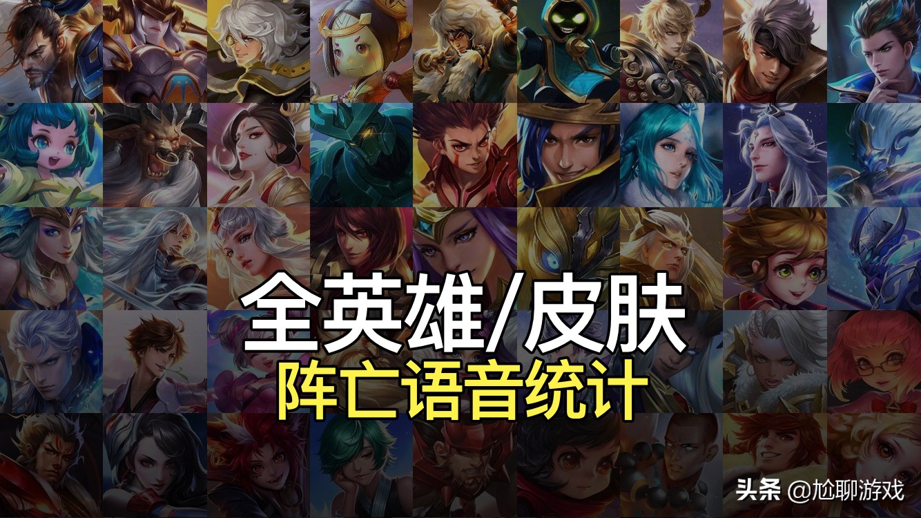 《王者荣耀》全英雄/皮肤阵亡语音统计:173句隐藏台词,彩蛋频出