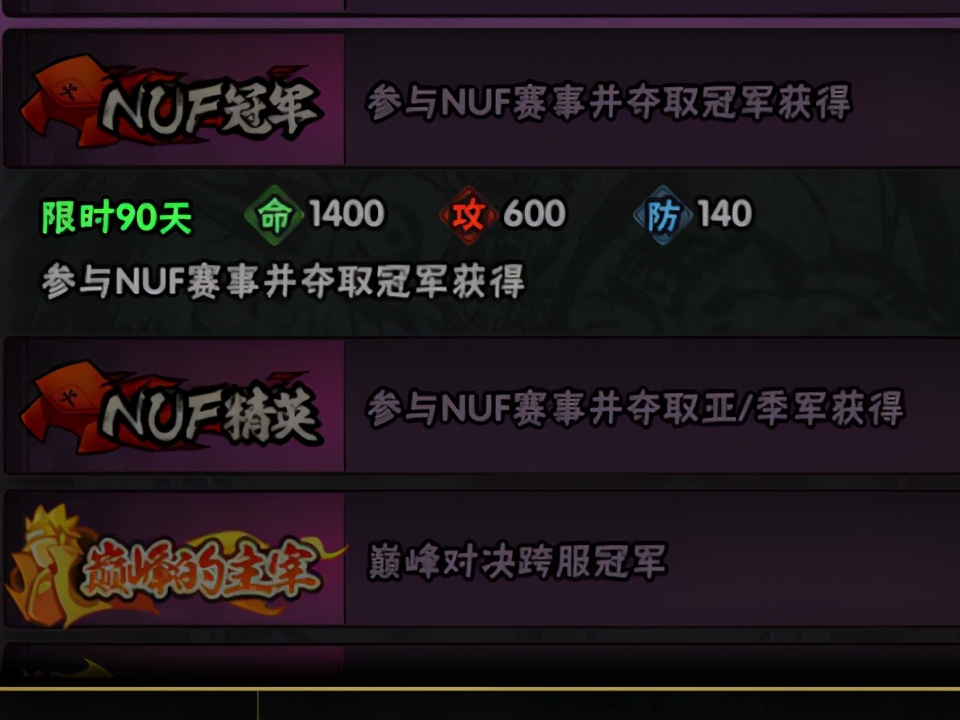 火影手游:盘点那些最难获得的六个称号,最后的称号几乎不可能