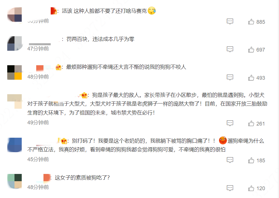 无锡一女子遛狗不牵绳,还多次辱骂老人“老不死的”,警方:刑拘5日
