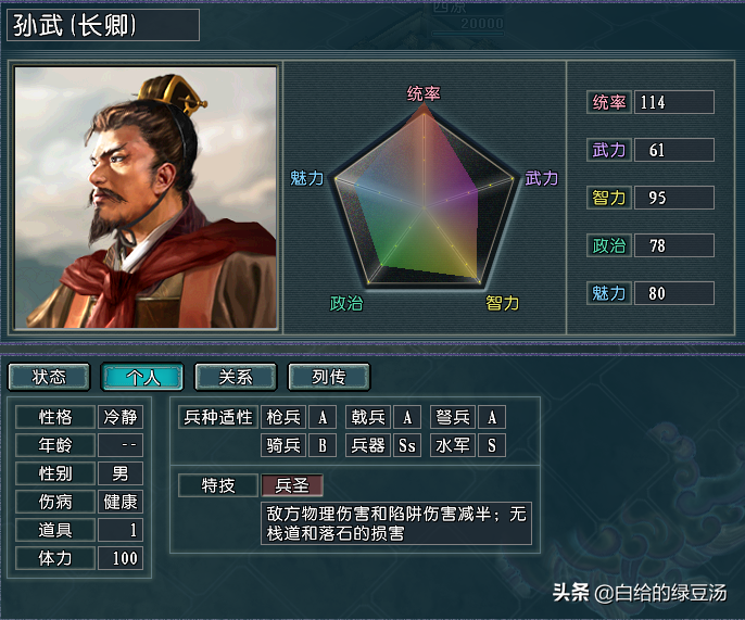 三国志11:各属性之最武将大盘点!(血色、逐鹿)