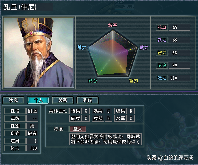 三国志11:各属性之最武将大盘点!(血色、逐鹿)