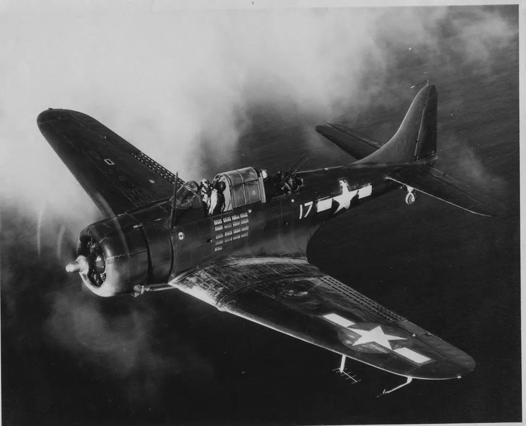 sbd俯冲轰炸机（sbd俯冲轰炸机黑白图集）  第21张
