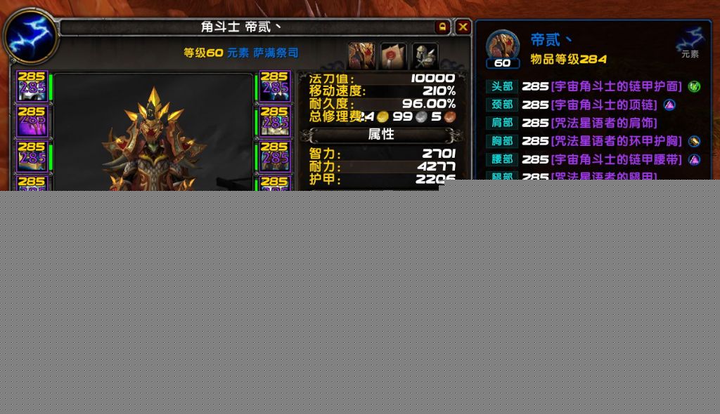 tbc元素萨宏（魔兽世界元素萨角斗士）  第3张