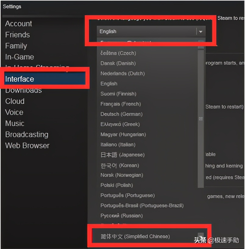 steam界面怎么调中文mac（mac怎么切换成中文）  第2张
