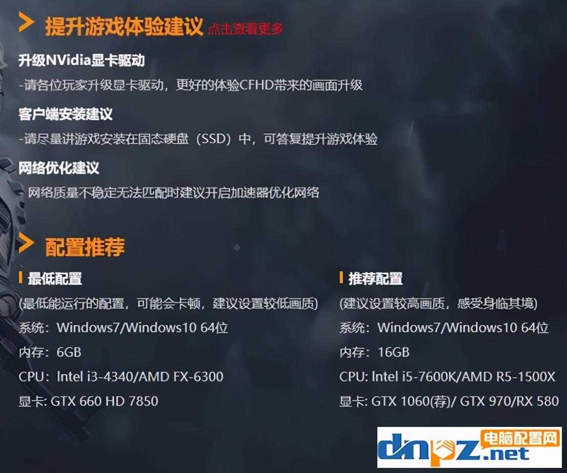 cfhd需要多大储存（穿越火线hd电脑配置要求）  第2张