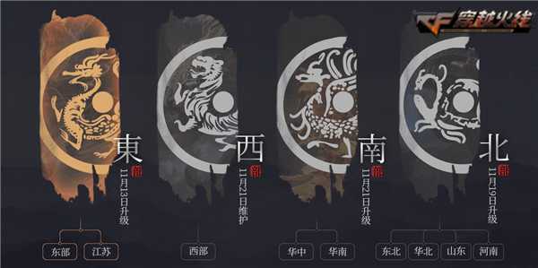 cf合区列表最新（穿越火线合区分几大区）  第3张