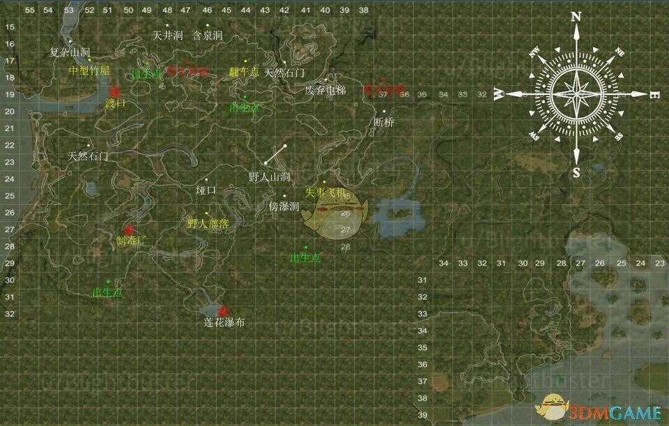 绿色地狱坐标怎么看(绿色地狱重要地点坐标位置介绍)--第1张 绿色地狱坐标怎么看(绿色地狱重要地点坐标位置介绍)--第1张