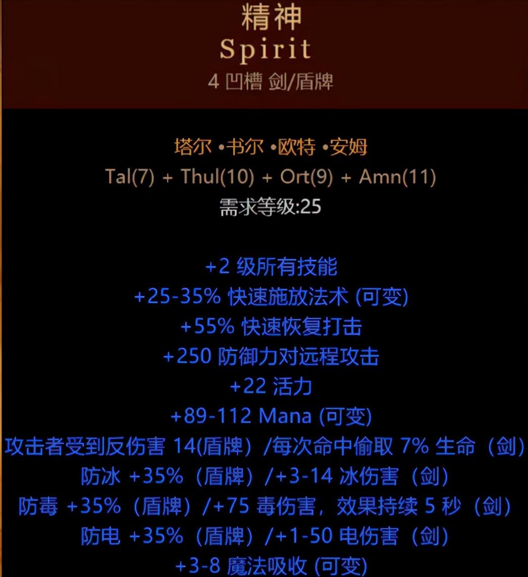 暗黑1.10符文之语大全（暗黑2符文之语公式初期使用一览）--第3张