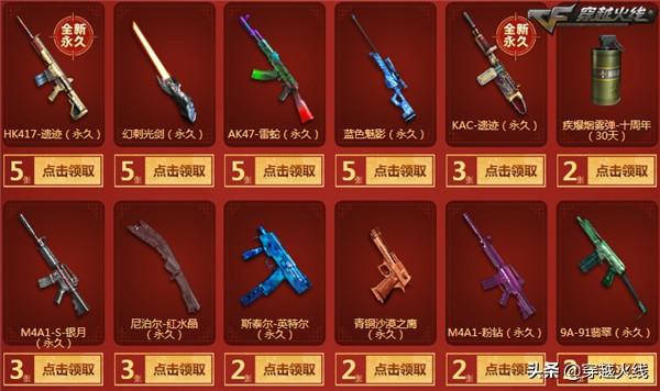穿越火线官网一键领取(CF最新活动永久道具领取介绍)--第4张
