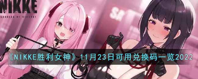 NIKKE胜利女神11月23日兑换码是什么-11月23日可用兑换码一览2022--第1张