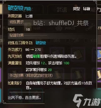 《大侠立志传》燕子窝可获物品攻略