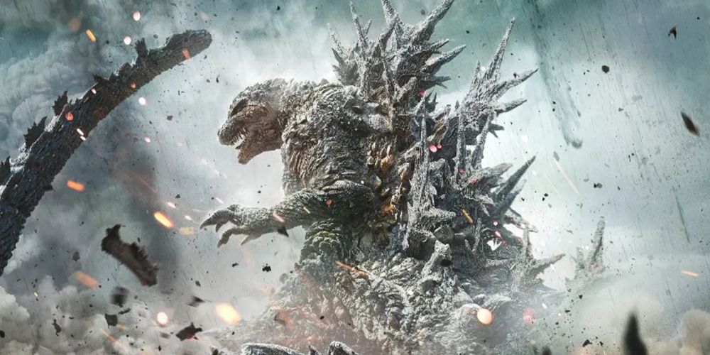 Godzilla Minus One Poster Zoomed in